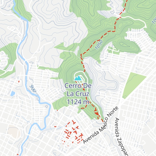 Map of Cerro De La Cruz