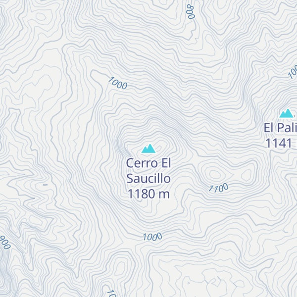 Map of Cerro El Saucillo