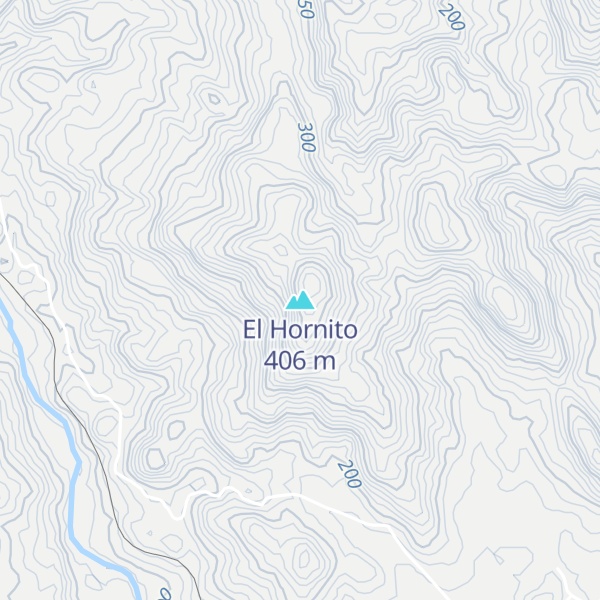 Map of El Hornito