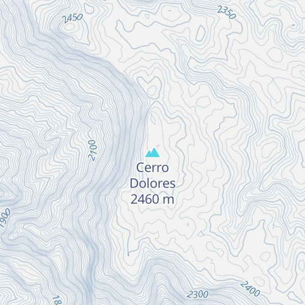 Map of Cerro Dolores