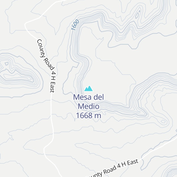 Map of Mesa del Medio