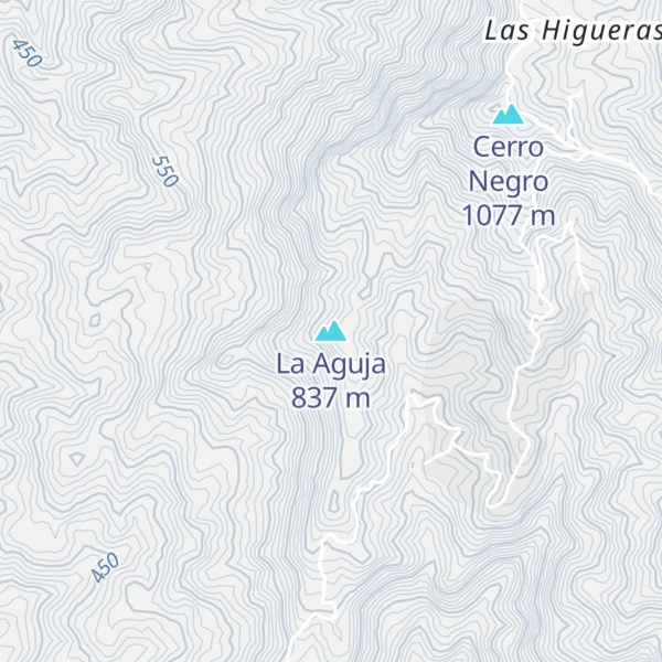 Map of La Aguja