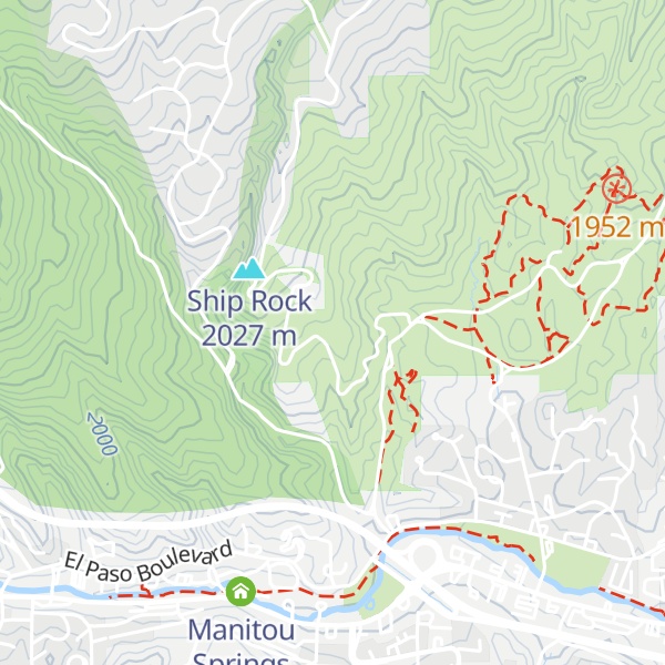 Map of Balanced Rock
