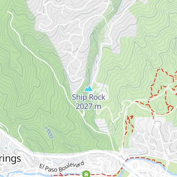 Map of Ship Rock
