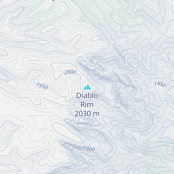 Map of Diablo Rim