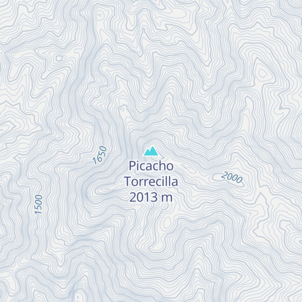 Map of Picacho Torrecilla