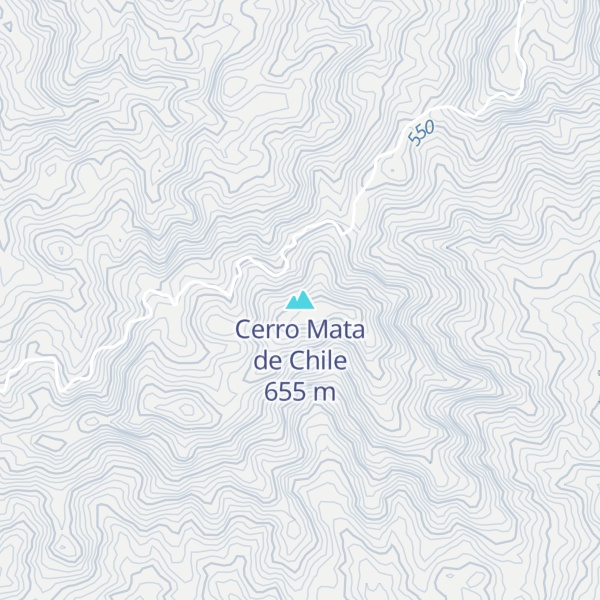 Map of Cerro Mata de Chile