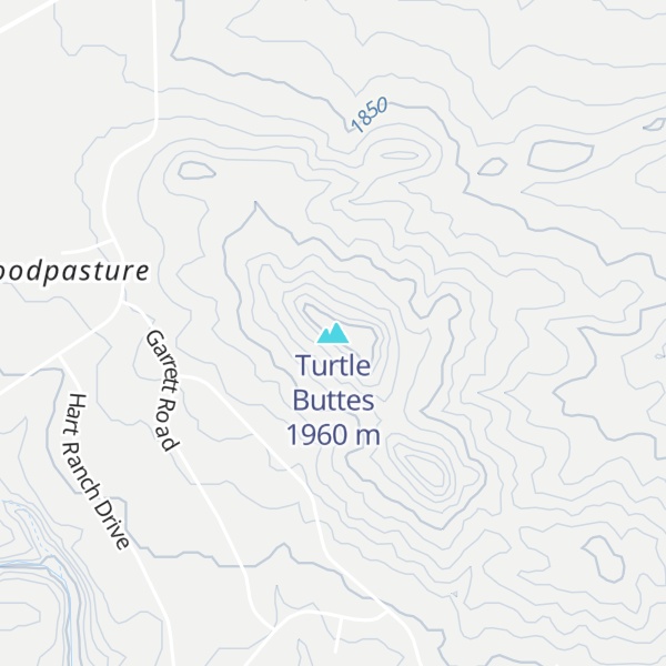 Map of Turtle Buttes