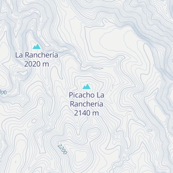 Map of Picacho La Rancheria