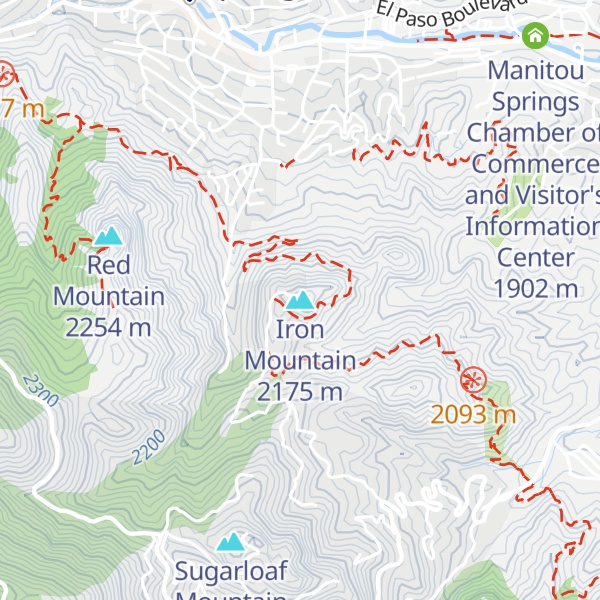 Map of Iron Mountain