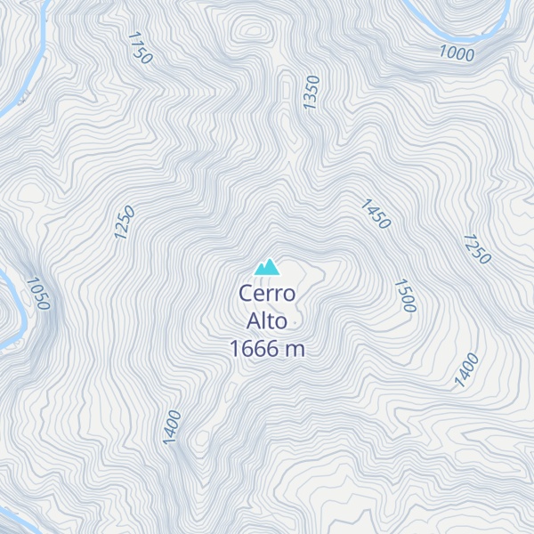 Map of Cerro Alto