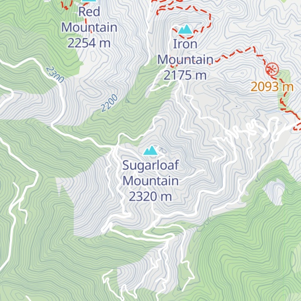 Map of Sugarloaf Mountain