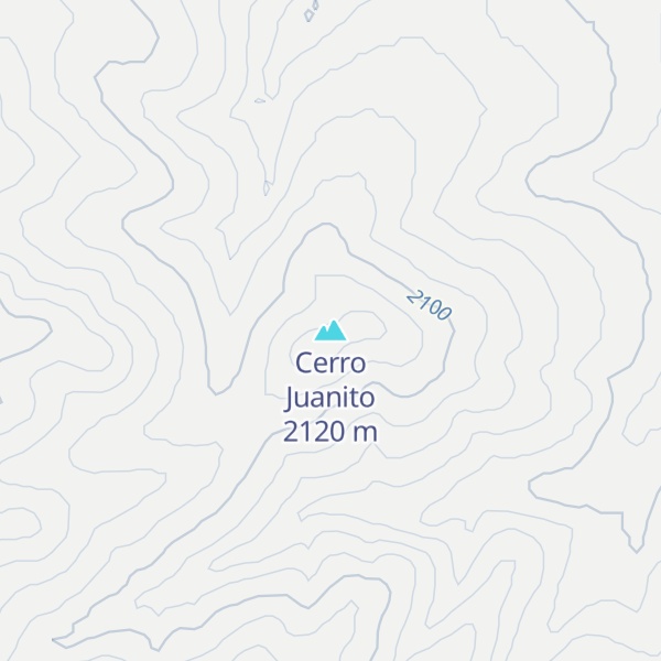 Map of Cerro Juanito