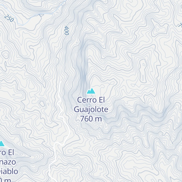 Map of Cerro El Guajolote
