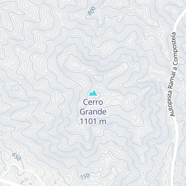 Map of Cerro Grande