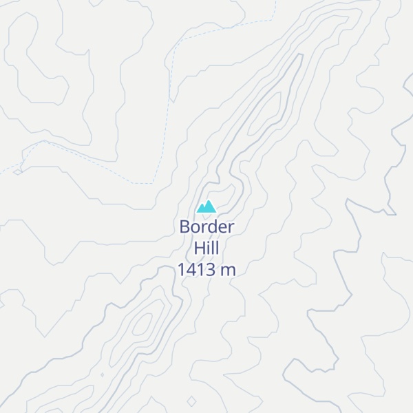Map of Border Hill