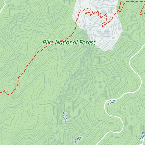Map of Stove Mountain