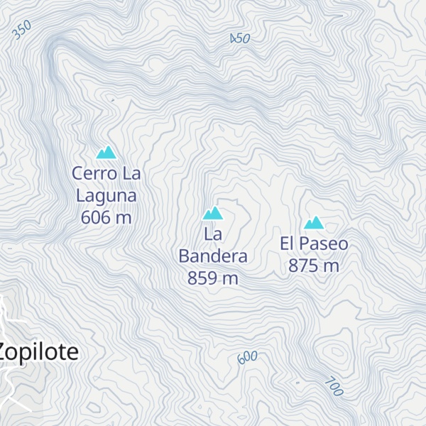 Map of La Bandera