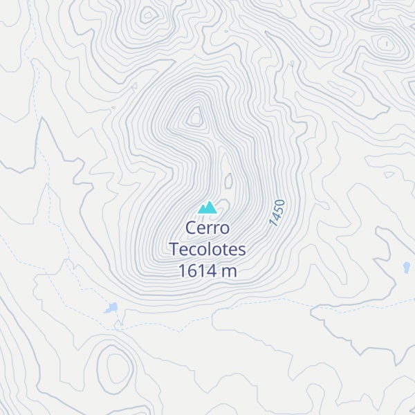 Map of Cerro Tecolotes
