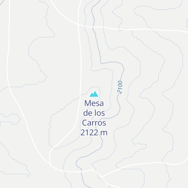 Map of Mesa de los Carros
