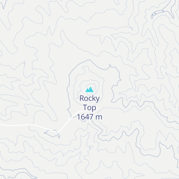 Map of Rocky Top