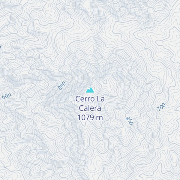 Map of Cerro La Calera