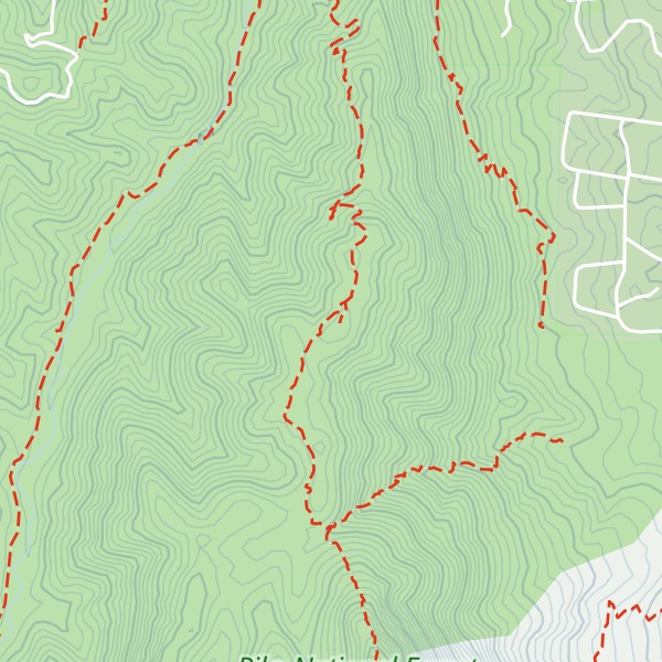 Map of Raspberry Mountain