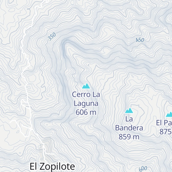Map of Cerro La Laguna