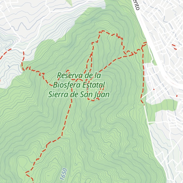 Map of Cerro de San Juan