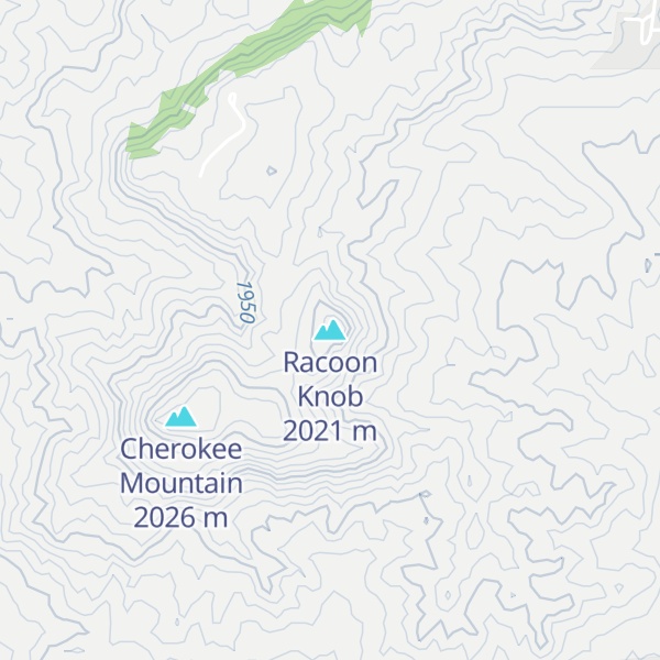 Map of Racoon Knob