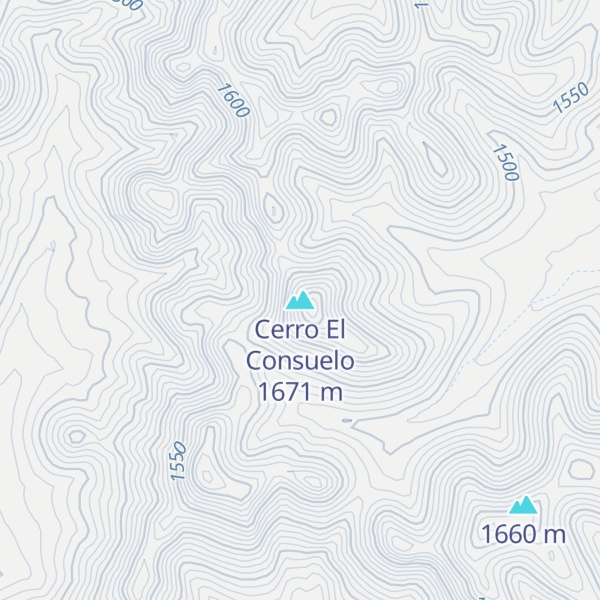 Map of Cerro El Consuelo
