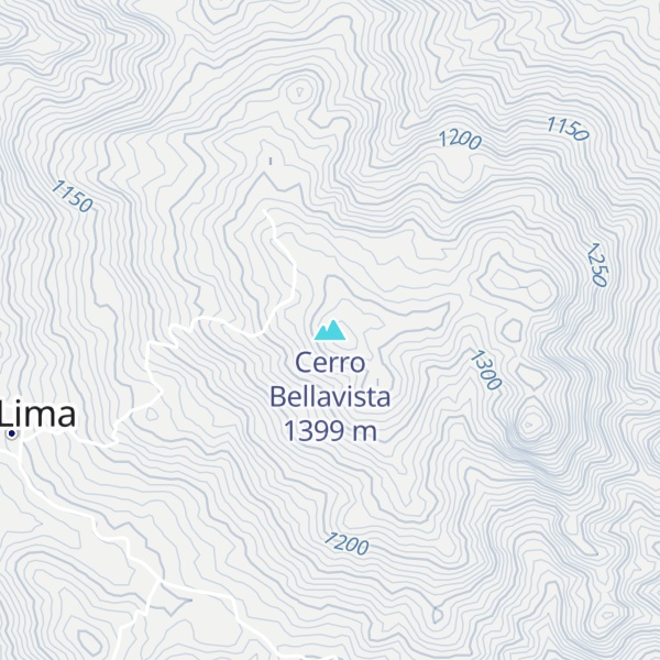 Map of Cerro Bellavista