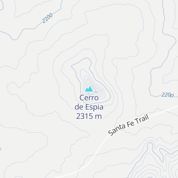 Map of Cerro de Espia