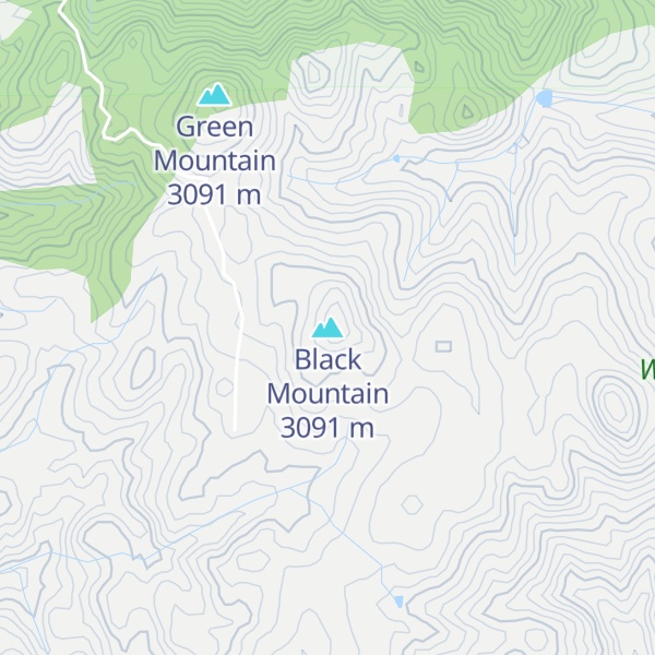 Map of Black Mountain