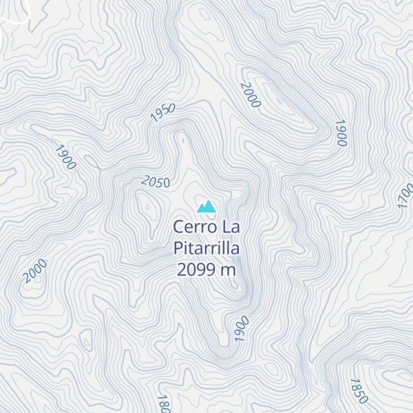 Map of Cerro La Pitarrilla