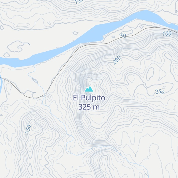 Map of El Pulpito