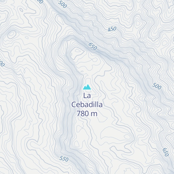 Map of La Cebadilla