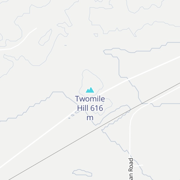 Map of Twomile Hill