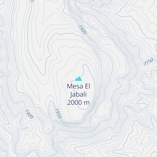 Map of Mesa El Jabali
