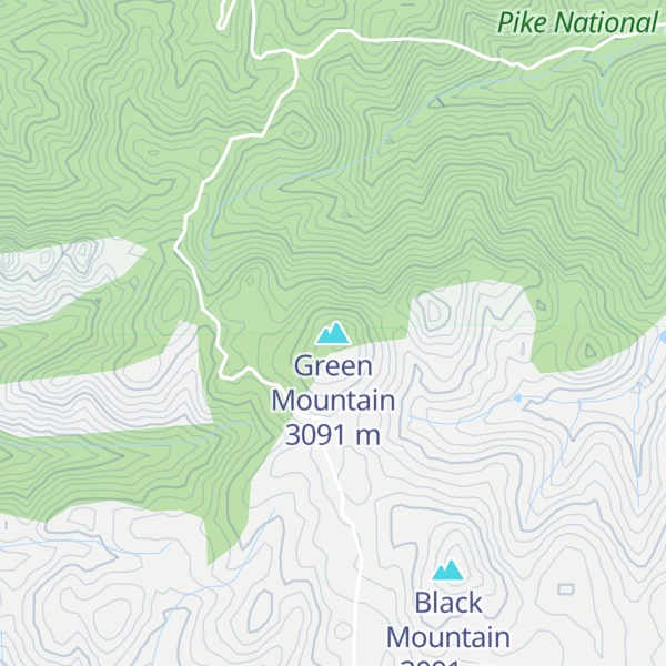 Map of Green Mountain