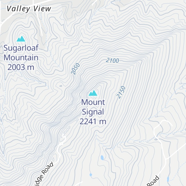 Map of Mount Signal