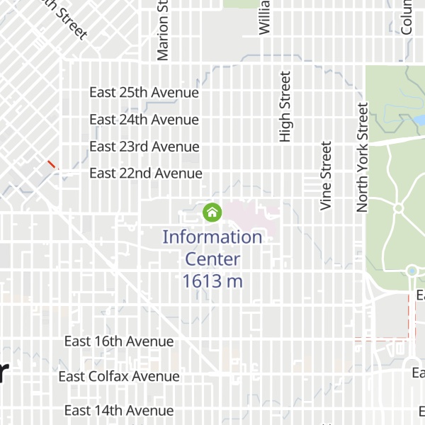 Map of Information Center