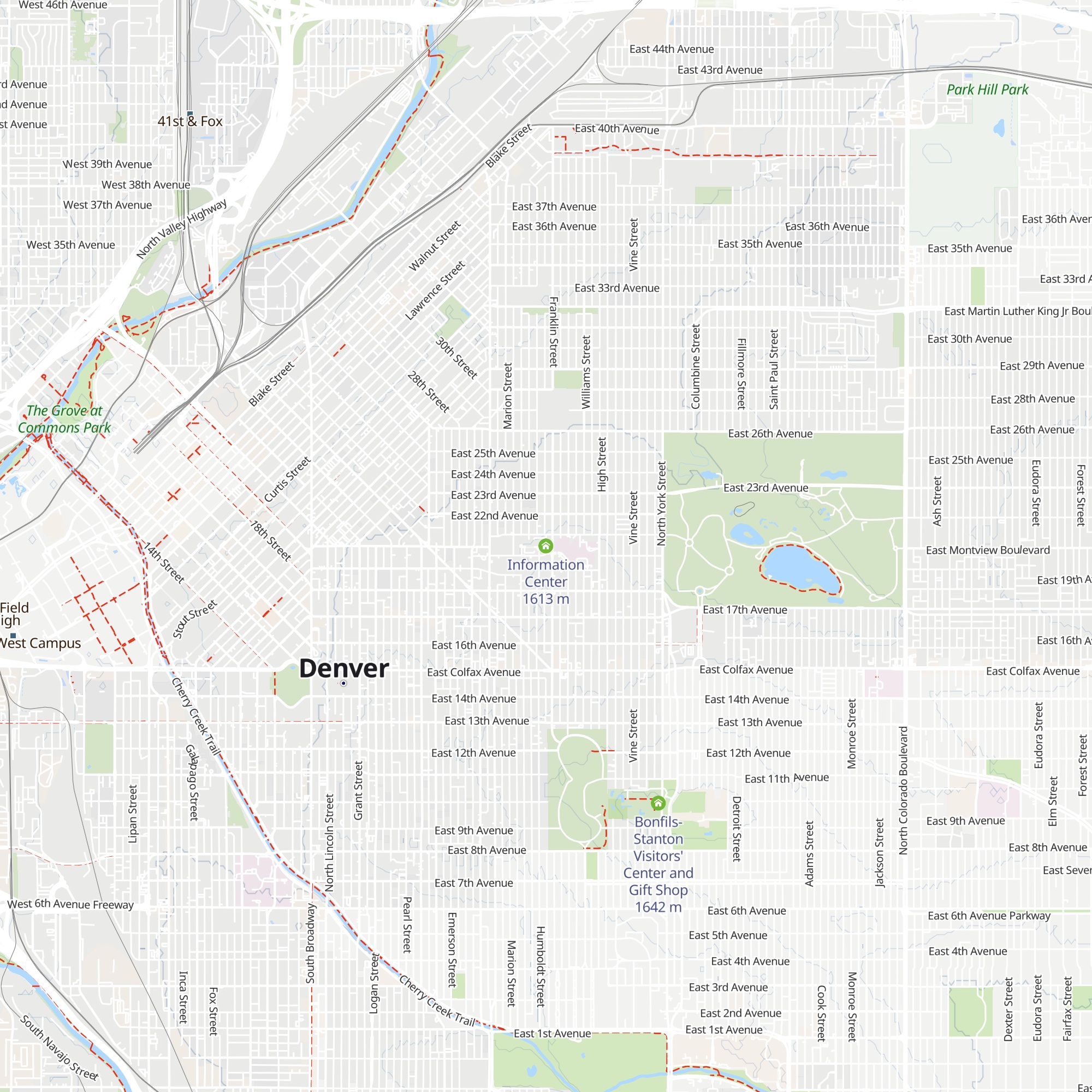 Information Center map