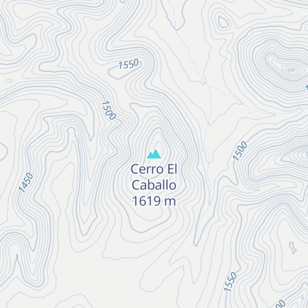 Map of Cerro El Caballo