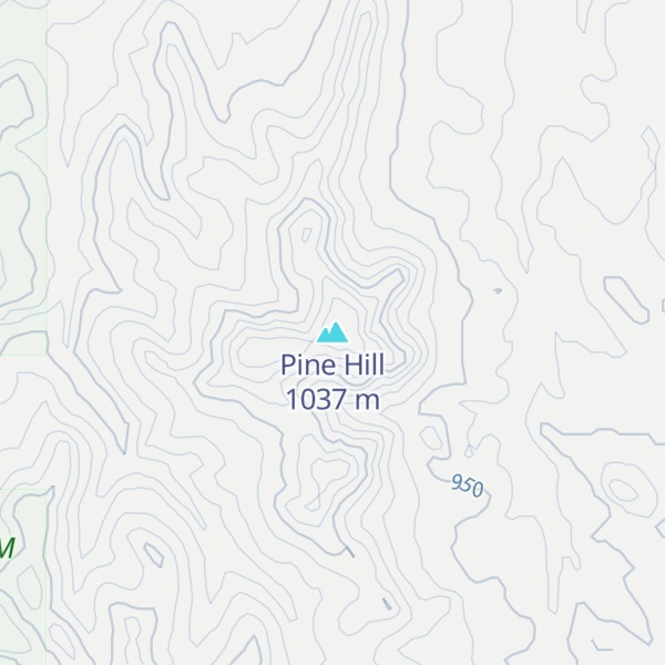 Map of Pine Hill