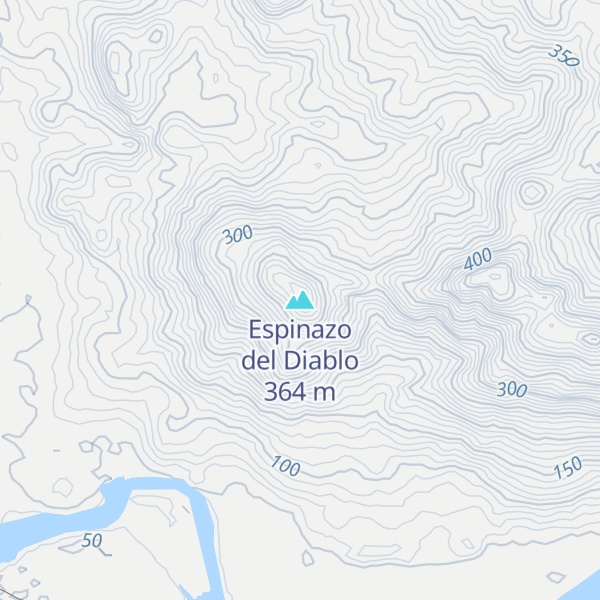 Map of Espinazo del Diablo