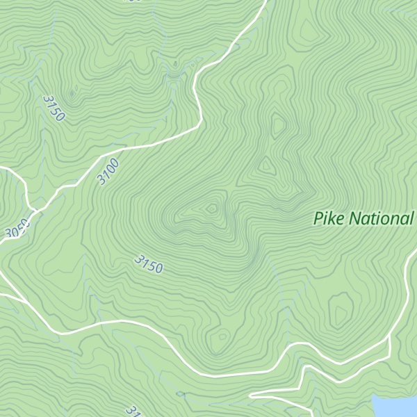 Map of Mount Big Chief