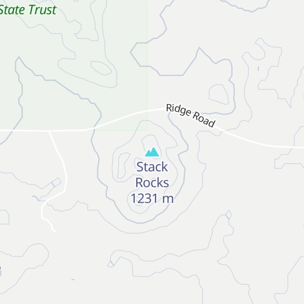 Map of Stack Rocks