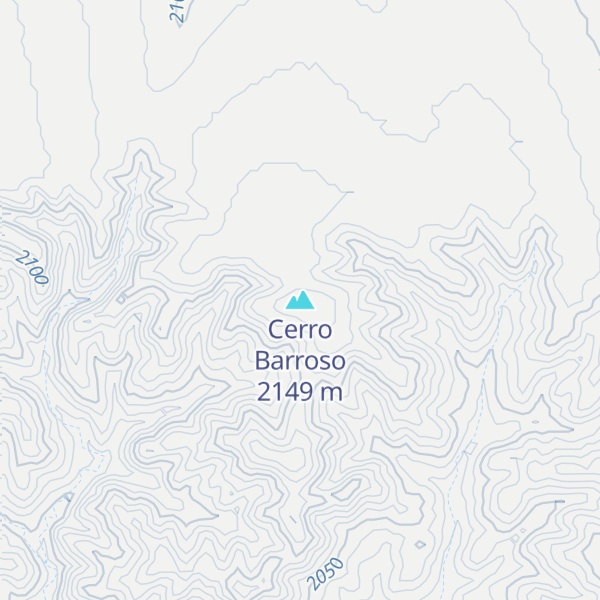 Map of Cerro Barroso
