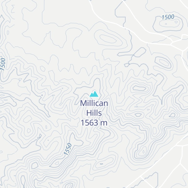 Map of Millican Hills